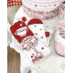 Mademoiselle Pearl Cherry Socks(Reservation/Full Payment Without Shipping)